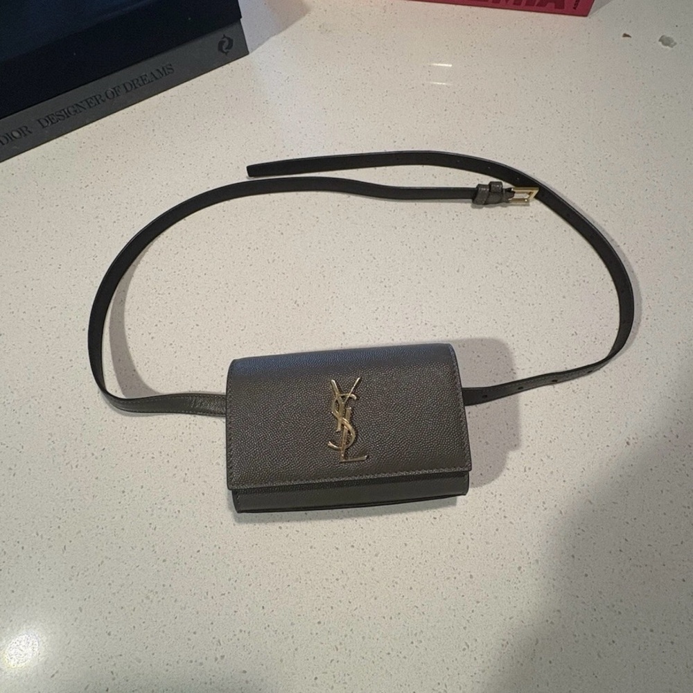 YSL Black Belt Bag